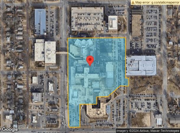  550 N Hillside St, Wichita, KS Parcel Map