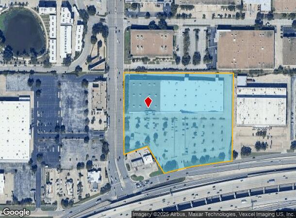  4245 Lyndon B Johnson Fwy, Dallas, TX Parcel Map