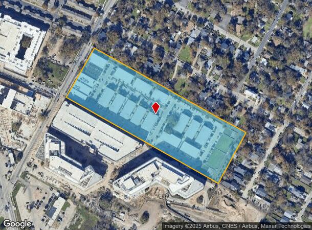  1023 Springdale Rd, Austin, TX Parcel Map