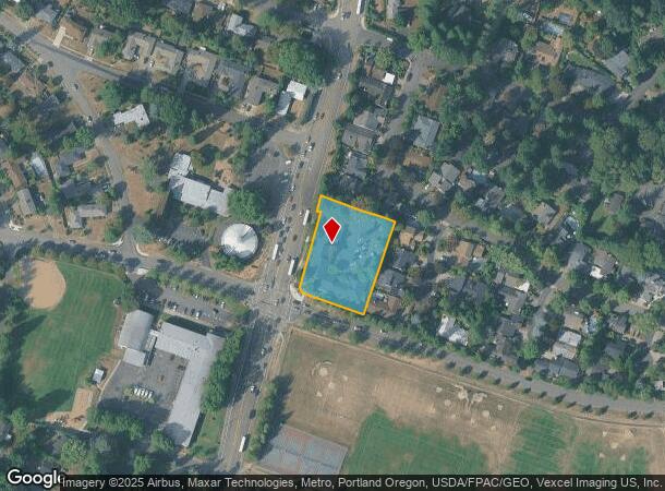 1600 Sw Cedar Hills Blvd, Portland, OR Parcel Map