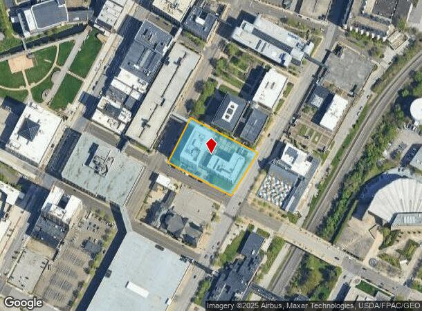  217 S High St, Akron, OH Parcel Map