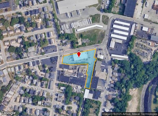 640 Winter St, Woonsocket, RI Parcel Map