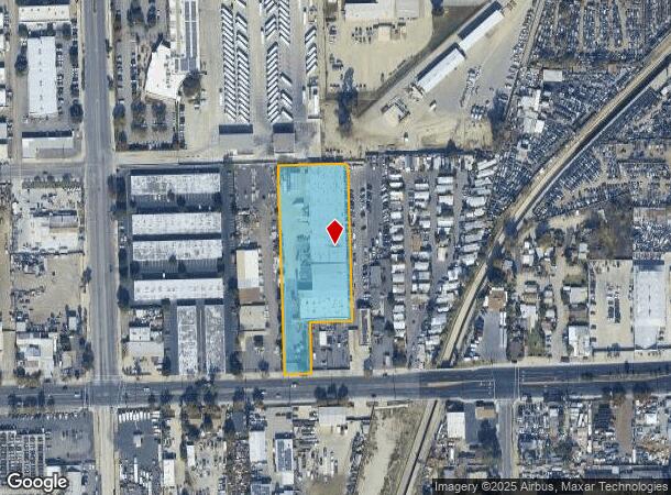  1689 E Mission Blvd, Pomona, CA Parcel Map