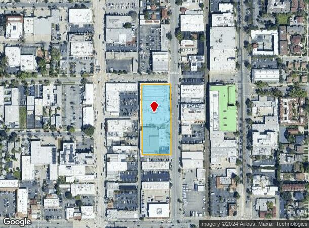  443 S Raymond Ave, Pasadena, CA Parcel Map