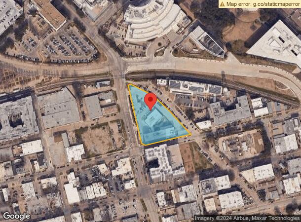  334 N Hall St, Dallas, TX Parcel Map