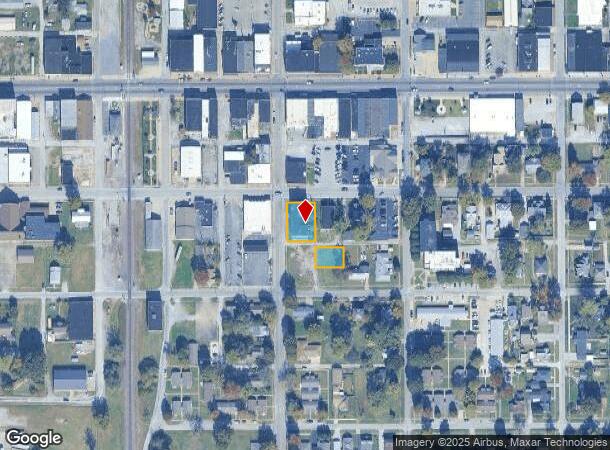 E Oak, West Frankfort, IL Parcel Map