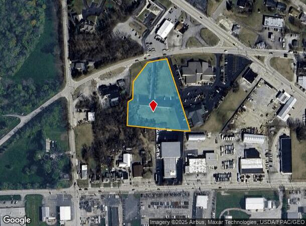 1216 W Locust St, Wilmington, OH Parcel Map