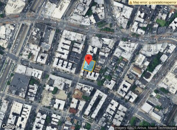  2468 Tiebout Ave, Bronx, NY Parcel Map