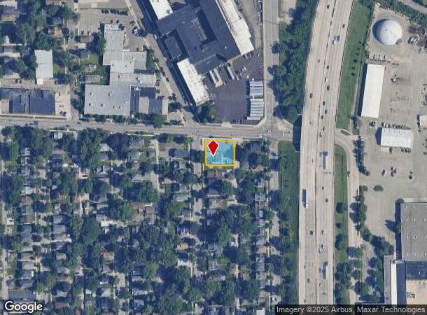  1568 Broadway Ave Nw, Grand Rapids, MI Parcel Map