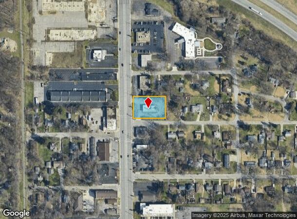 402 N Dixie Way, South Bend, IN Parcel Map