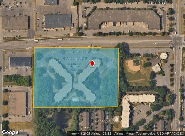 1605 Cliff Rd E, Burnsville, MN Parcel Map