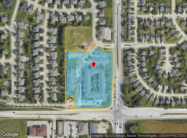 16811 Burdette St, Omaha, NE Parcel Map