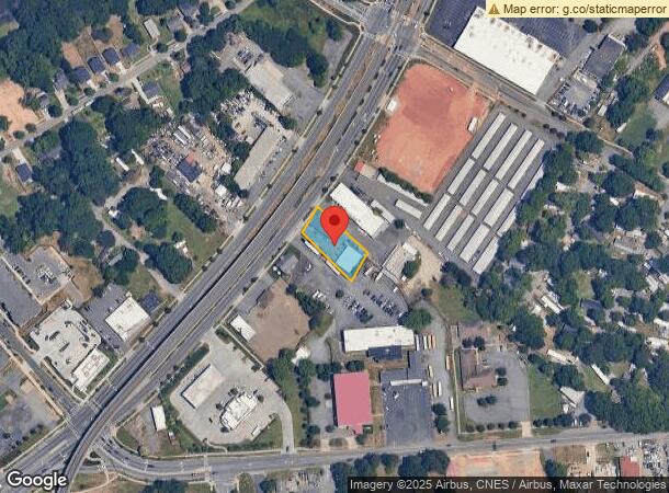  5740 N Tryon St, Charlotte, NC Parcel Map