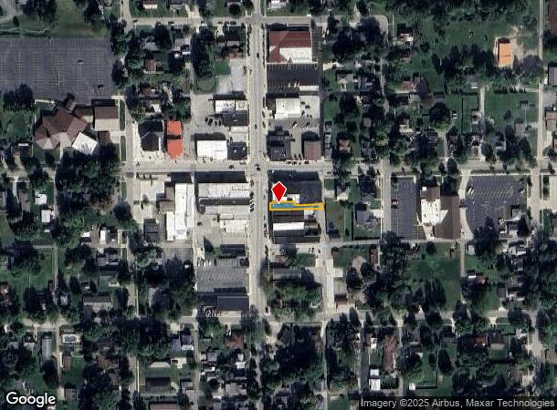 106 S Elkhart St, Wakarusa, IN Parcel Map