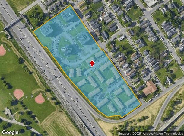  186 Efner St, Buffalo, NY Parcel Map