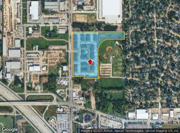 5550 Bingle Rd, Houston, TX Parcel Map