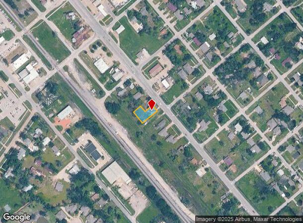  407 E Broad St, Forney, TX Parcel Map