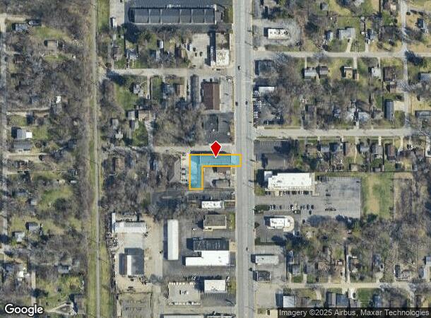  247 N Dixie Way, South Bend, IN Parcel Map
