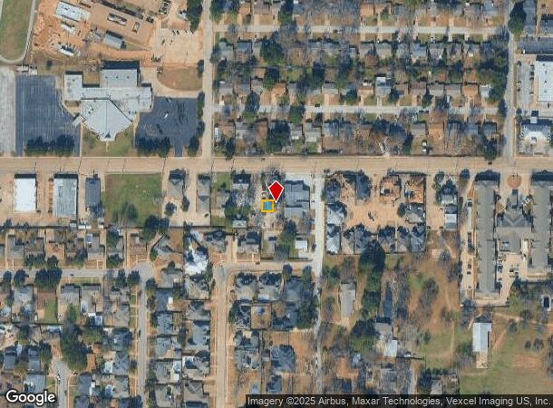  2912 W Park Row Dr, Pantego, TX Parcel Map