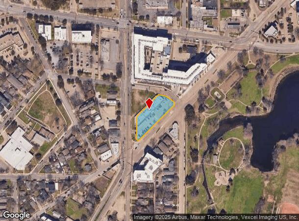  1133 N Zang Blvd, Dallas, TX Parcel Map