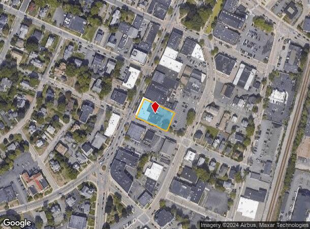  692 Washington St, Norwood, MA Parcel Map