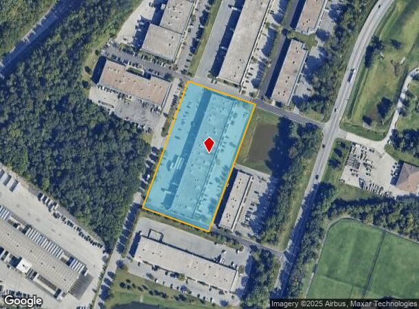  707 E Ordnance Rd, Curtis Bay, MD Parcel Map