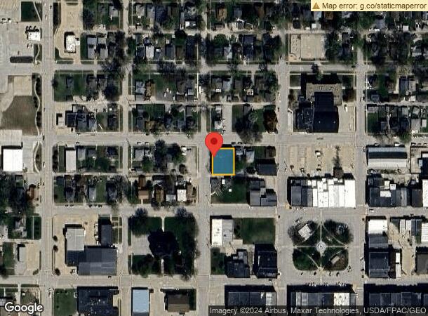  608 N 2Nd St, Red Oak, IA Parcel Map