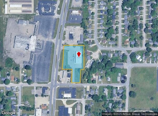 2530 Broadway St, Anderson, IN Parcel Map
