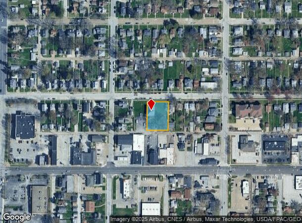 1535 W Pleasant St, Davenport, IA Parcel Map