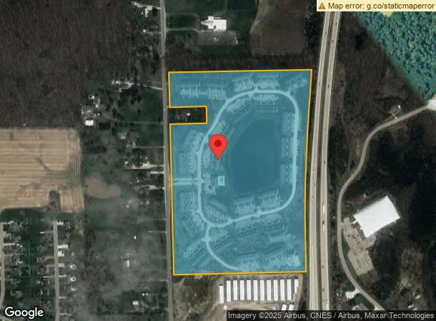  7350 Crystal Lake Dr, Swartz Creek, MI Parcel Map