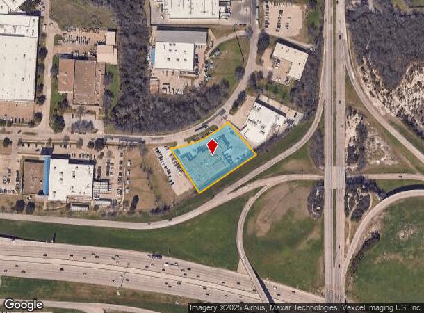  2250 Lone Star Dr, Dallas, TX Parcel Map