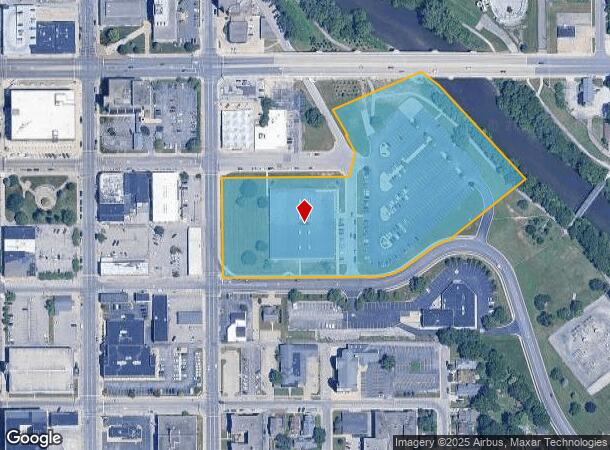 222 E 10Th St, Anderson, IN Parcel Map