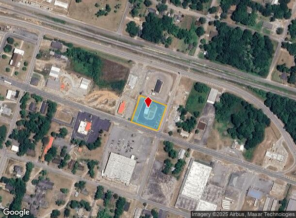  10 E Oak St, Mc Rae Helena, GA Parcel Map