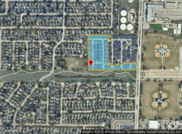 900 S Medalist Cir, Plano, TX Parcel Map