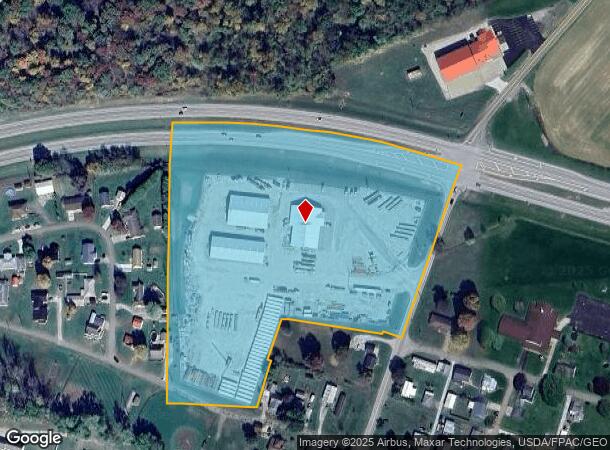 501 Broad St, Coshocton, OH Parcel Map