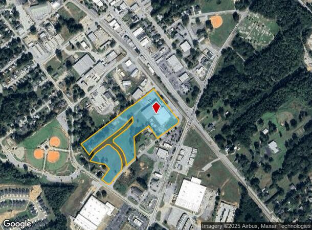  404 Wall St, Fountain Inn, SC Parcel Map