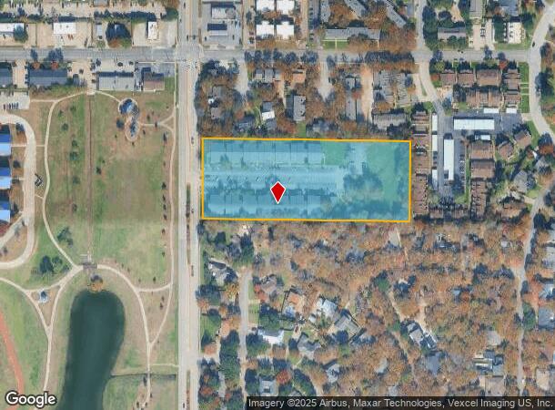 2001 Teasley Ln, Denton, TX Parcel Map