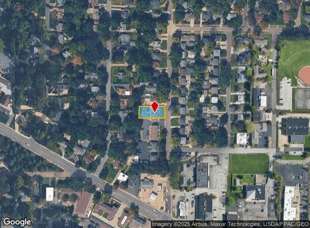  60 N Pershing Ave, Akron, OH Parcel Map