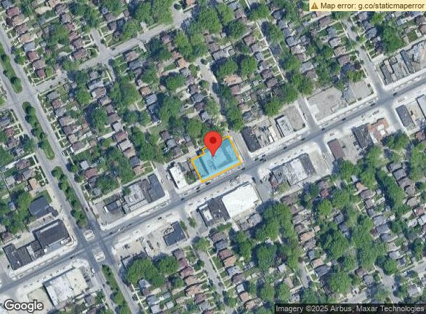  16621 E Warren Ave, Detroit, MI Parcel Map