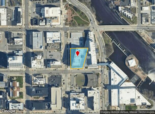  100 N Michigan St, South Bend, IN Parcel Map