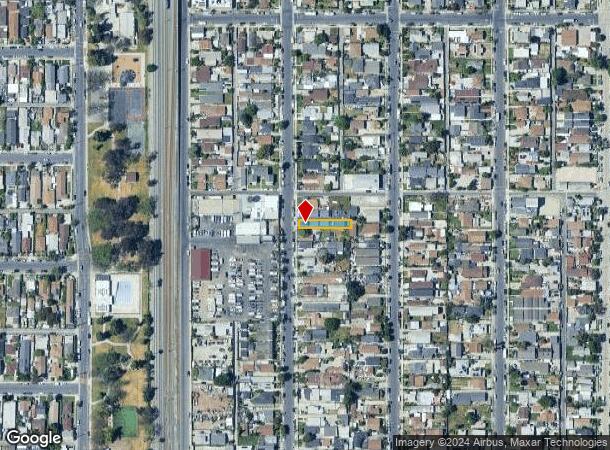  8806 Beach St, Los Angeles, CA Parcel Map