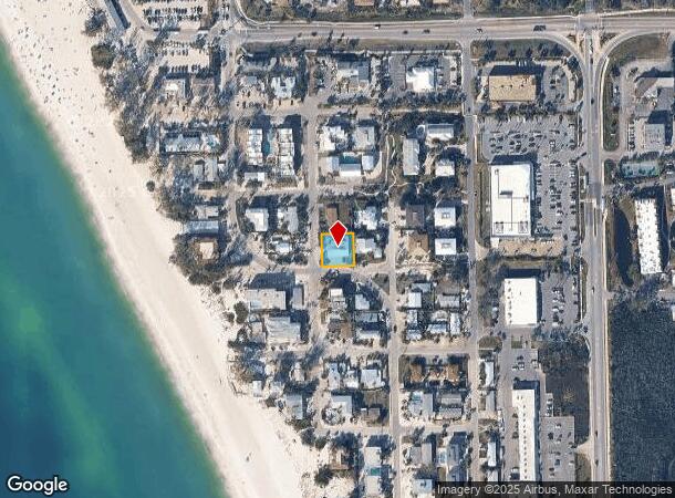 3707 Gulf Dr, Holmes Beach, FL Parcel Map