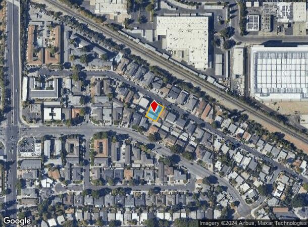  2130 Main St, Santa Clara, CA Parcel Map