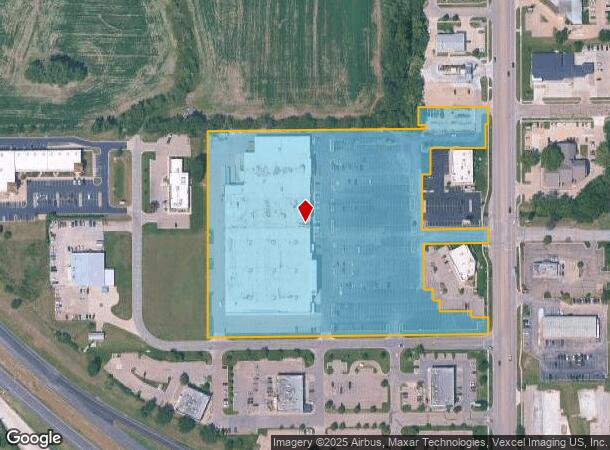  1133 Sw Wanamaker Rd, Topeka, KS Parcel Map