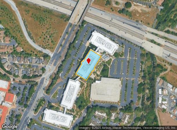 121 Albright Way, Los Gatos, CA Parcel Map