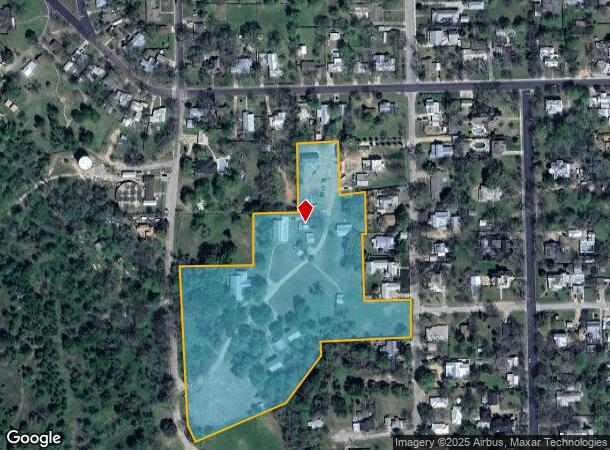 1405 Willow St, Bastrop, TX Parcel Map