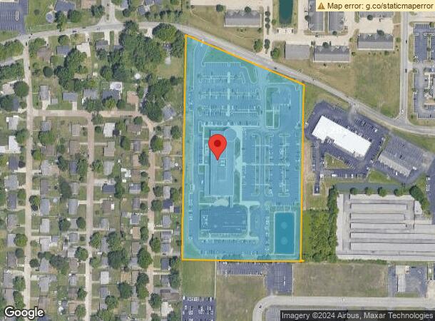  4401 Theater Dr, Evansville, IN Parcel Map