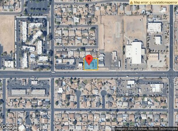  644 E Southern Ave, Mesa, AZ Parcel Map