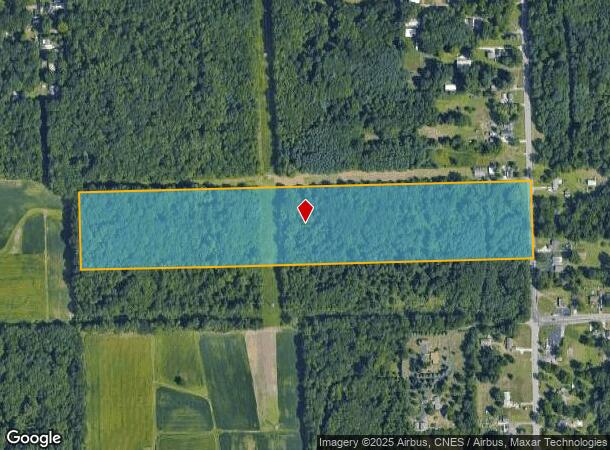  14500 S Huron River Dr, Romulus, MI Parcel Map