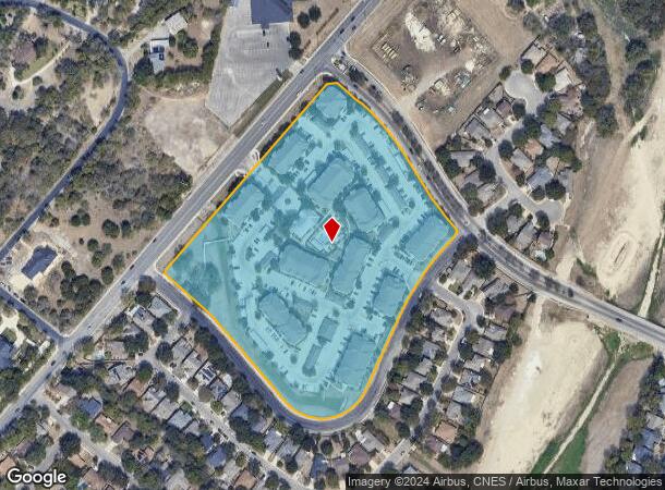  7838 Huebner Rd, San Antonio, TX Parcel Map